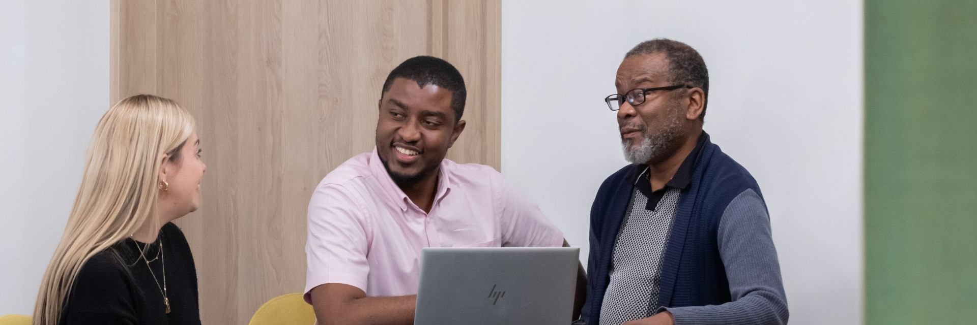 Colleagues in meeting