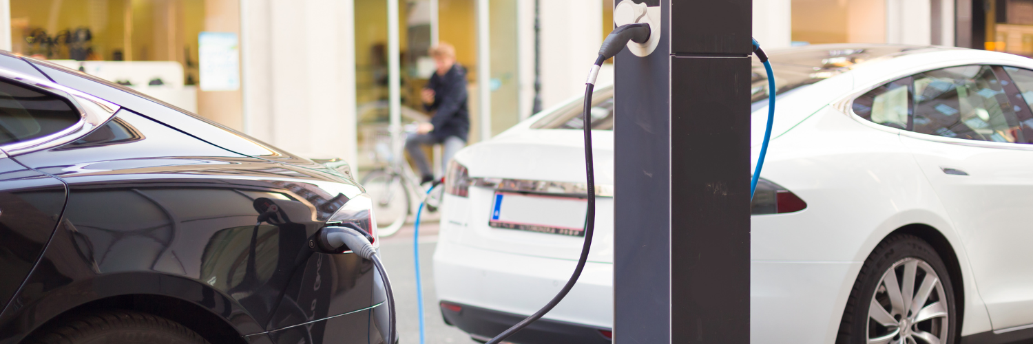 Electric cars charging