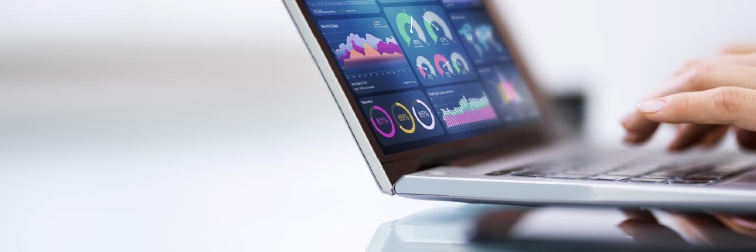 Data on laptop
