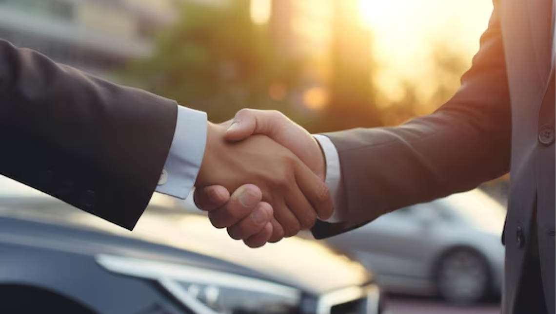 Best deal release Shaking hands